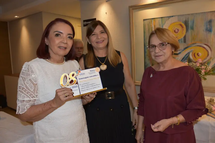 Rotary Club de Teresina Morada do Sol homenageia mulheres em evento festivo Rotary Club de Teresina Morada do Sol homenageia mulheres em evento festivo