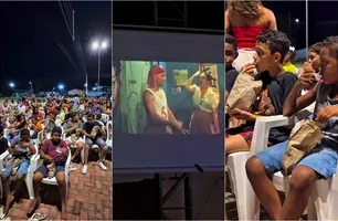 Secretaria de Juventude promove sessão de cinema para jovens de Colônia do Piauí (Foto: Reprodução)