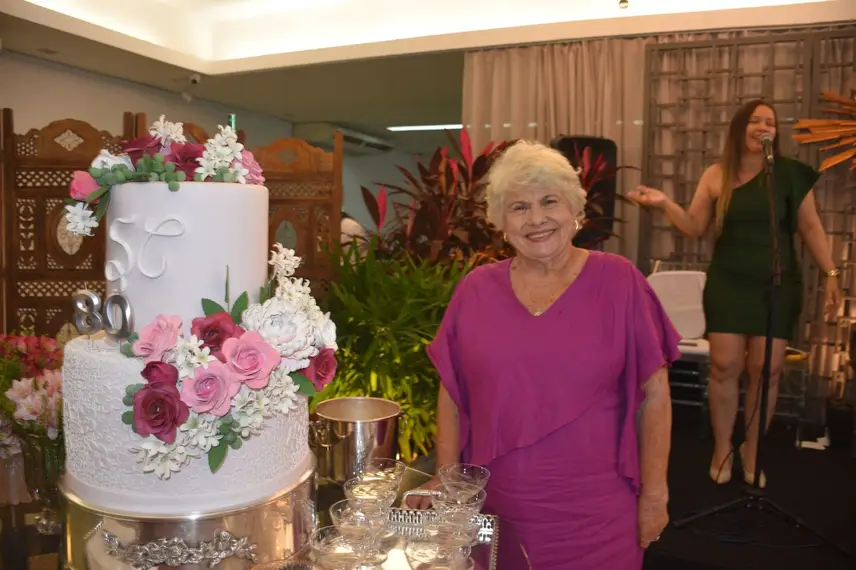 Socorro Rocha celebra 80 anos com almoço entre familiares e amigos em Teresina Socorro Rocha celebra 80 anos com almoço entre familiares e amigos em Teresina