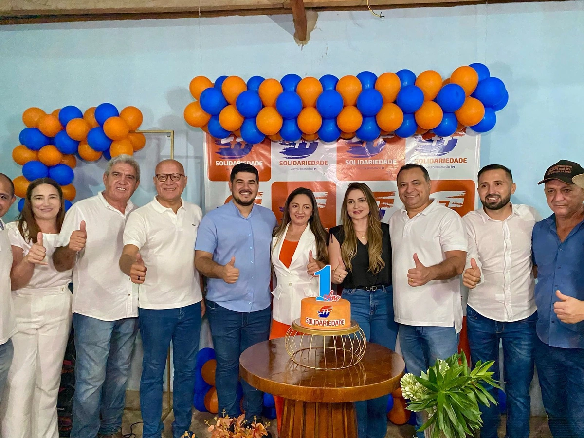 Solidariedade celebra um ano em Milton Brandão com reforço de alianças políticas