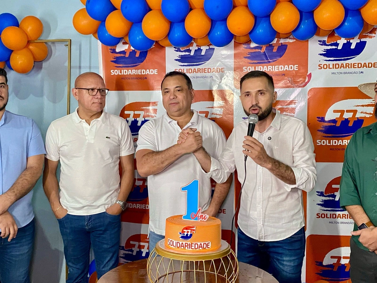 Solidariedade celebra um ano em Milton Brandão com reforço de alianças políticas