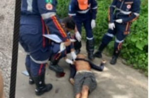 Suspeito de assalto foi morto a tiros em Timon por homem não identificado (Foto: Reprodução)