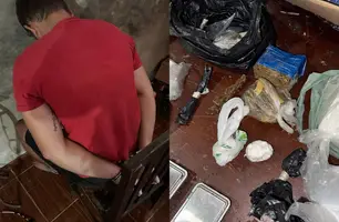 Suspeitos são presos e drogas são apreendidas em operação em Angical e Regeneração (Foto: Divulgação)