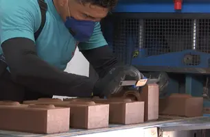 Tijolo ecológico (Foto: Conecta Piauí)