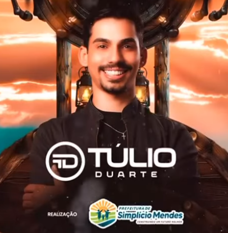 Túlio Duarte é atração confirmada na festa dos Vaqueiros em Simplício Mendes