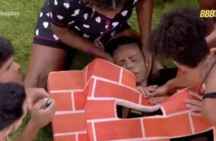 Vilma passa mal durante o Castigo do Monstro no BBB 25 e é liberada pela produção (Foto: Reprodução)