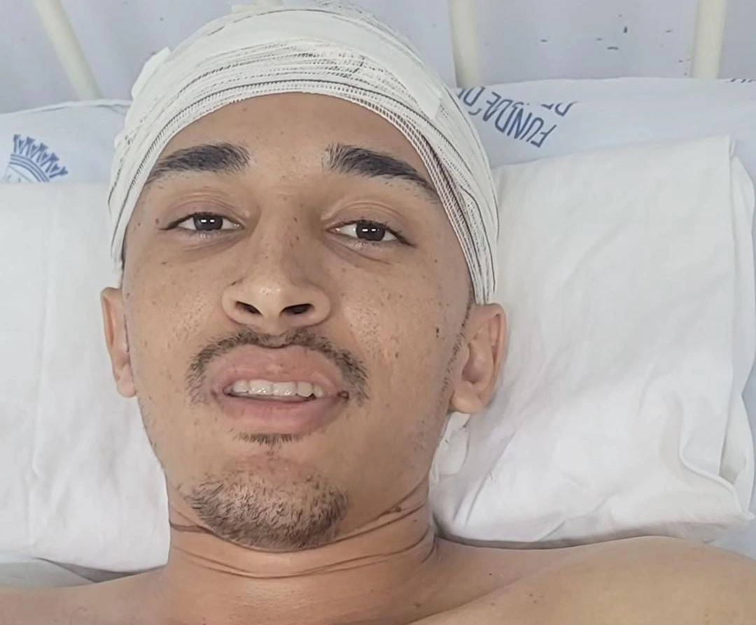 Vítima publicou um vídeo agradecendo as mensagens de carinho