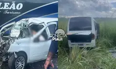 Acidente entre carro e van na PI-112 deixa um morto e vários feridos em União