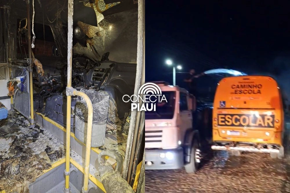 Adolescente de 13 anos incendeia ônibus escolar em Queimada Nova