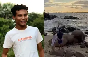Adolescente desaparece após mergulhar em mar no litoral do Piauí (Foto: Reprodução)