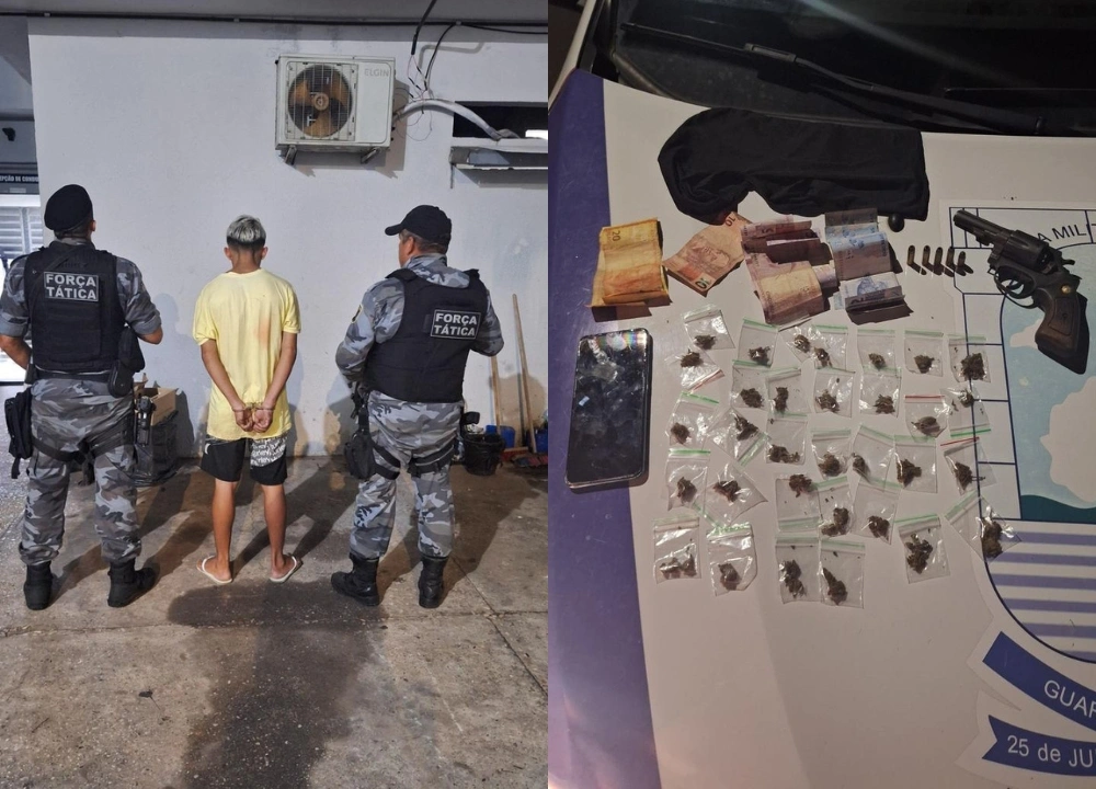 Adolescente é apreendido com drogas e celular roubado na zona Norte de Teresina