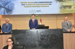 Alepi celebra 40 anos do Palácio Petrônio Portela com sessão especial e exposição (Foto: Magal/ Conecta Piauí)