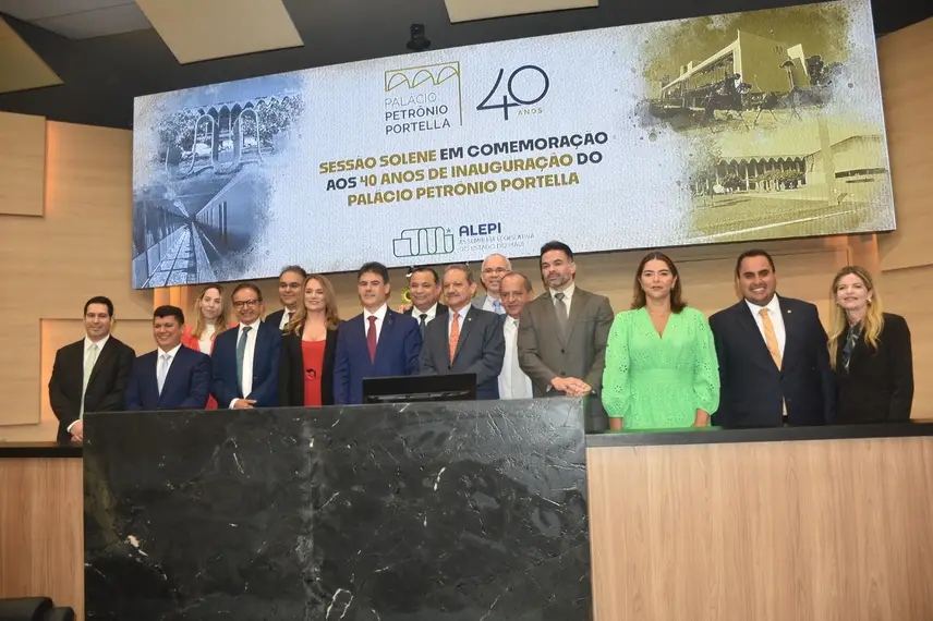 Alepi celebra 40 anos do Palácio Petrônio Portela com sessão especial e exposição histórica Alepi celebra 40 anos do Palácio Petrônio Portela com sessão especial e exposição histórica
