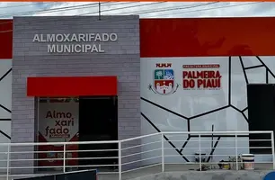 Almoxarifado Municipal de Palmeira da Piauí (Foto: Reprodução)
