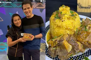 Altoense faz sucesso com cuscuz nordestino e vai ao programa de Celso Portiolli (Foto: Reprodução/Instagram)