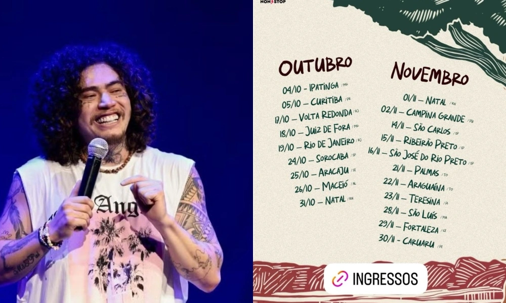 Após internação, Whindersson Nunes retoma shows e marca data para Teresina