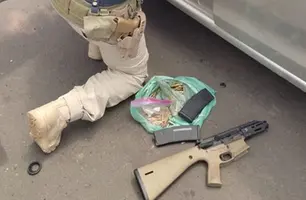 Apreensão do primeiro fuzil no Piauí acende alerta nas rodovias federais (Foto: Reprodução)