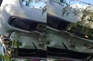 Carro que saiu do Ceará tomba no Piauí e três pessoas morrem (Foto: Reprodução/Piauí em Foco)