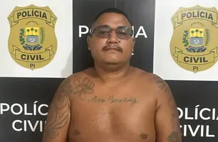 Condenado por tráfico de drogas é preso no bairro São João, em Teresina (Foto: Divulgação/Polícia Civil)