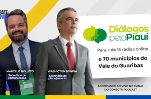 Conecta Piauí apresenta programa do governo Diálogos pelo Piauí com secretários (Foto: Reprodução)