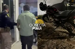 Conhecido tecladista é preso com motocicleta com registro de furto em Campo Maior (Foto: Reprodução)