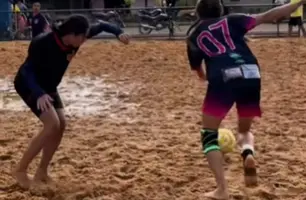 Copa Municipal de Futebol de Areia segue com grandes disputas em Areia Branca (Foto: Reprodução)