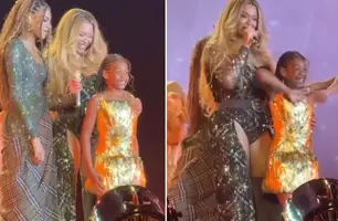 'Cowboy Carter': Beyoncé leva as filhas ao palco em emocionante apresentação (Foto: Reprodução)