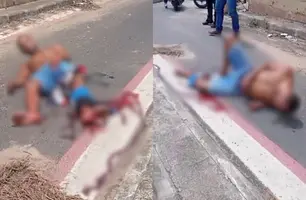 Criminoso é baleado por policial ao tentar assaltar mulher em Teresina (Foto: Reprodução)