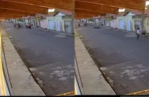 Criminosos cometem dois assaltos em menos de um minuto na zona Norte de Teresina (Foto: Reprodução)
