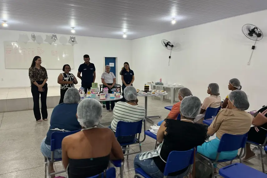 Curso de confeitaria capacita novos empreendedores em Demerval Lobão