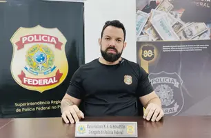 Delegado da Polícia Federal, Marcos Antônio (Foto: Reprodução/Polícia Federal)