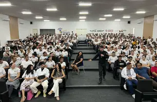 DENARC aproxima Polícia Civil da juventude em palestra sobre os perigos das drogas (Foto: Reprodução)