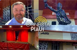 Deputado Fábio Novo celebra os oito anos do Teatro Alard, em Bom Jesus (Foto: Reprodução)