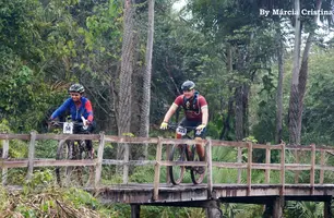 Desafio das Cachoeiras leva ciclistas ao circuito de belas paisagens em Batalha (Foto: Reprodução/Márcia Cristina)