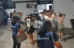 Dez adolescentes brigam e destroem abrigo na zona Sul de Teresina (Foto: Repórter 12/Conecta Piauí)