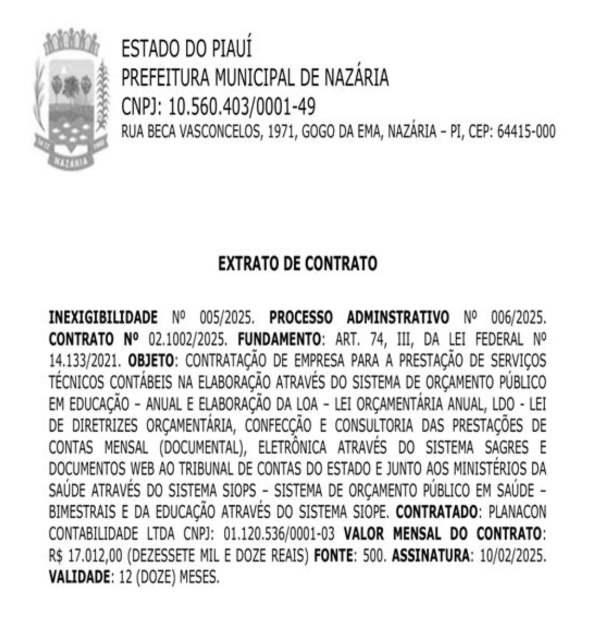Diário Oficial
