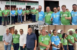 Dr. Hélio participa de aniversário de Santa Cruz dos Milagres e reforça alianças (Foto: Reprodução)
