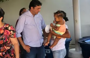 Entrega de cestas básicas leva alegria a famílias em Riacho Frio nesta Páscoa (Foto: Reprodução)