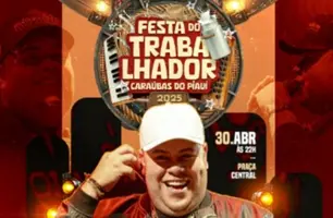 'Festa do Trabalhador' agita município de Caraúbas do Piauí na quarta-feira (30) (Foto: Reprodução)