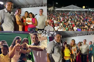 Festa em Porto celebra conquistas educacionais com brindes à população (Foto: Reprodução)