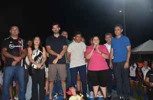 Final do Campeonato Municipal marca inauguração da iluminação da Arena Batistão (Foto: Magal/ Conecta Piauí)