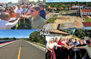 Governador entrega praça e pavimentação asfáltica em Sigefredo Pacheco (Foto: Conecta Piauí)