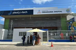 Governador inaugura novo Espaço da Cidadania Digital no Centro de Teresina (Foto: James Rodrigues / Conecta Piauí)