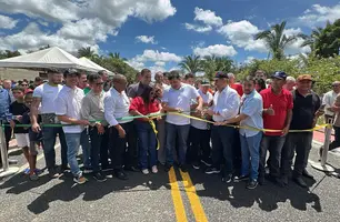 Governador Rafael Fonteles inaugura 22 km de asfalto entre Boqueirão e Boa Hora (Foto: Conecta Piauí)