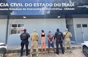 Grupo é preso por tráfico de drogas durante operação do Denarc em Teresina (Foto: Divulgação/DENARC)