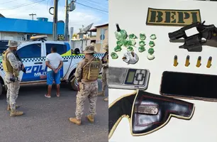 Homem é preso por manter ex-companheira em cárcere e vender drogas em Picos (Foto: Reprodução)