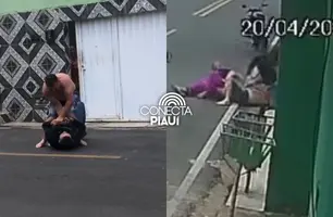 Homem morre após lutar e ser baleado por falso entregador de app em Teresina (Foto: Reprodução)
