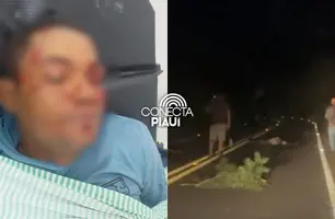 Idoso morre e homem fica gravemente ferido após grave colisão na PI-115 (Foto: Reprodução)