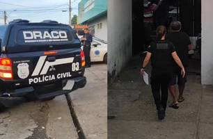 Idoso suspeito de ser cúmplice de ‘Léo Matador’ é preso pela Draco em Palmeirais (Foto: Conecta Piauí)