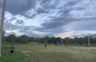 Inauguração da nova estrutura de iluminação do campo do Itapecuru (Foto: Reprodução - Redes sociais)